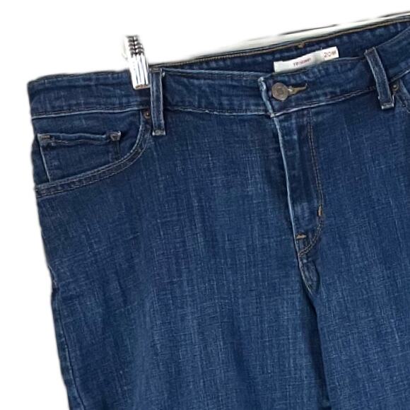 Levi’s Women's Jeans 711 Skinny Ankle Raw Released Hem Mid Rise Plus Size 20W - Picture 5 of 9